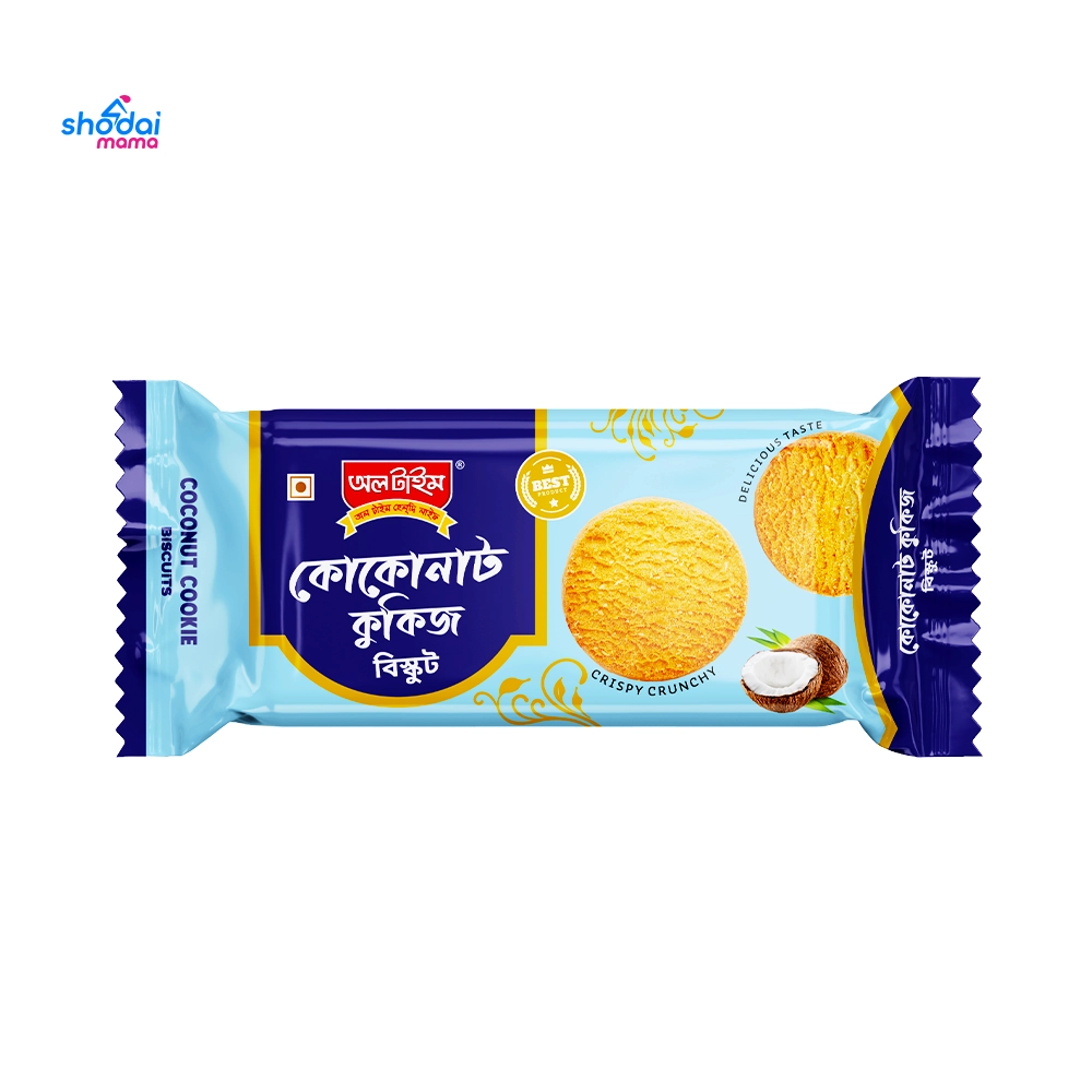 All Time Coconut Cookies Biscuit 170gm